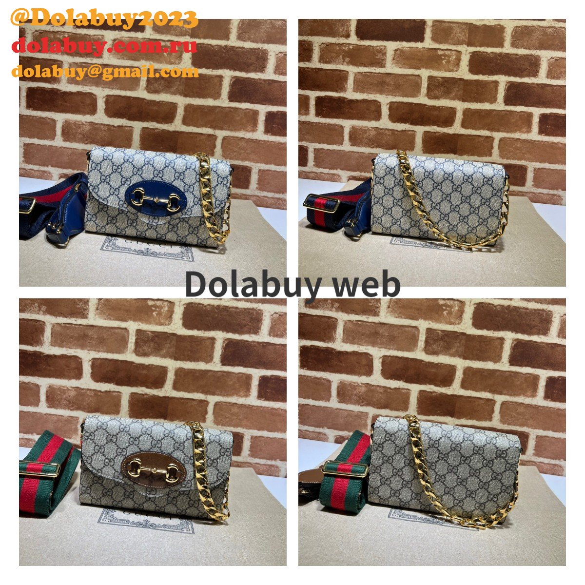G*u*i designer horsebit 1955 crossbody women best 724713 bag