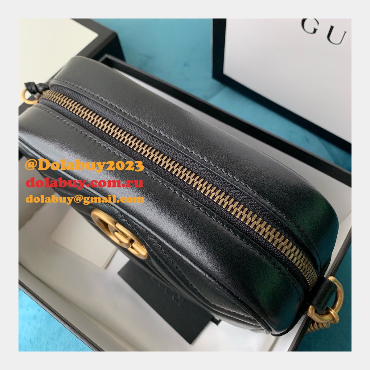 G*u*i replica gg marmont matelassé mini 448065 bag
