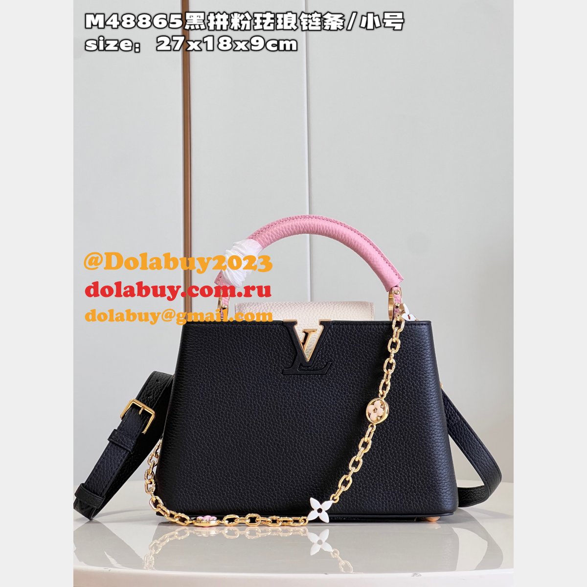 Perfect Designer Inspired Bag M48865 Louis Vuitton Capucines Fake Bag