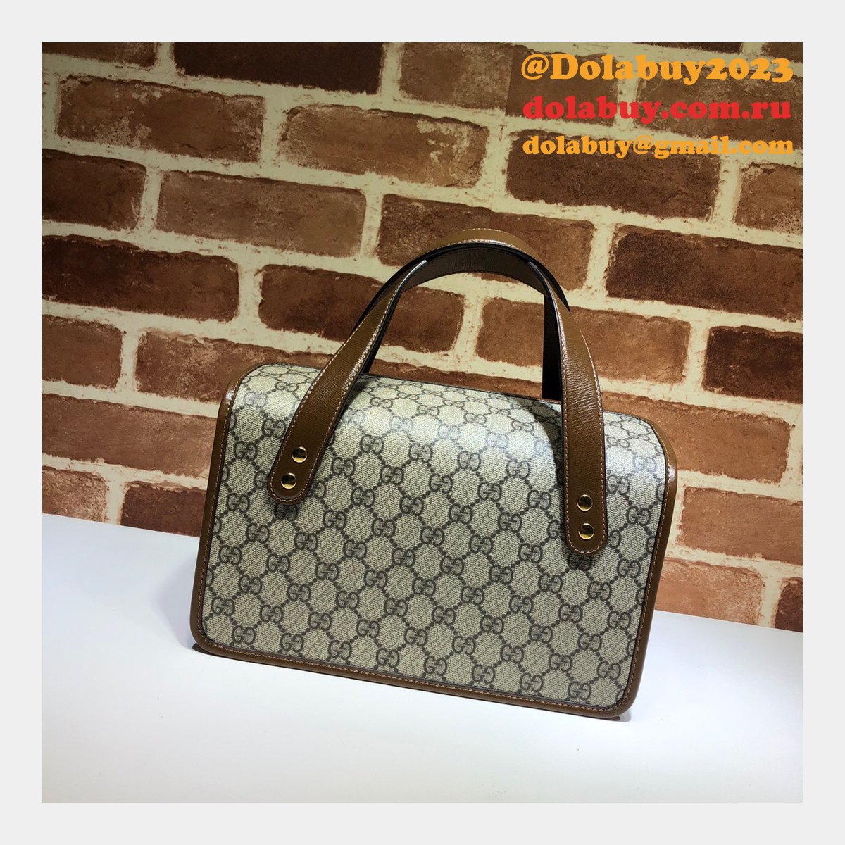 high quality replica G*u*i 627323 horsebit 1955 small top handle bag
