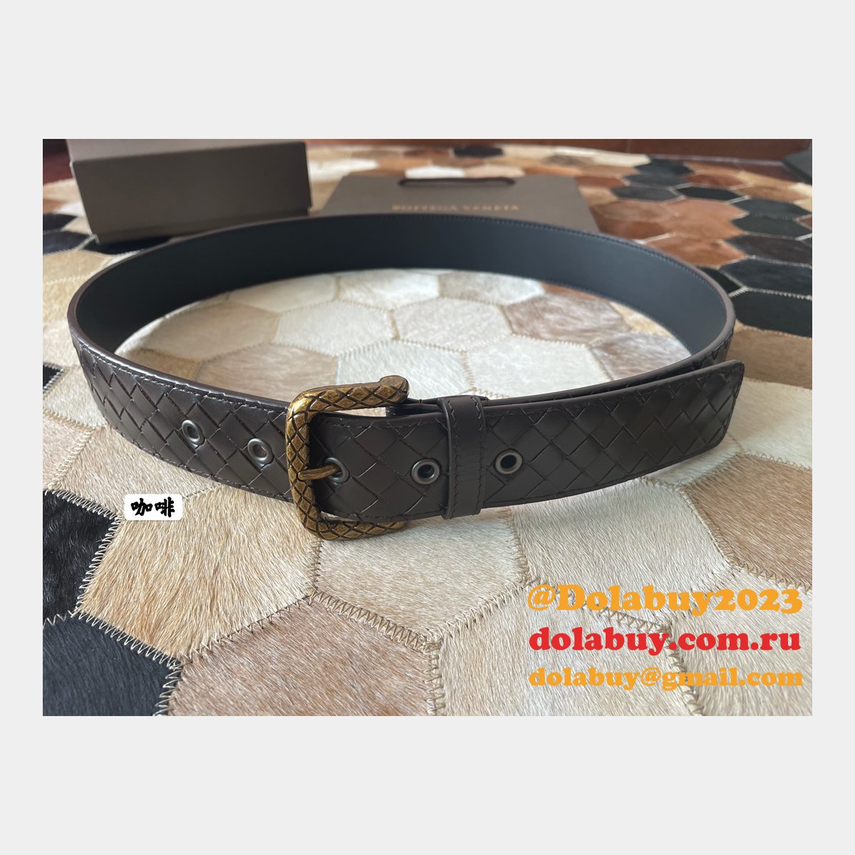 duplicate fashion b0tte*a Ven*ta replica belt 40mm