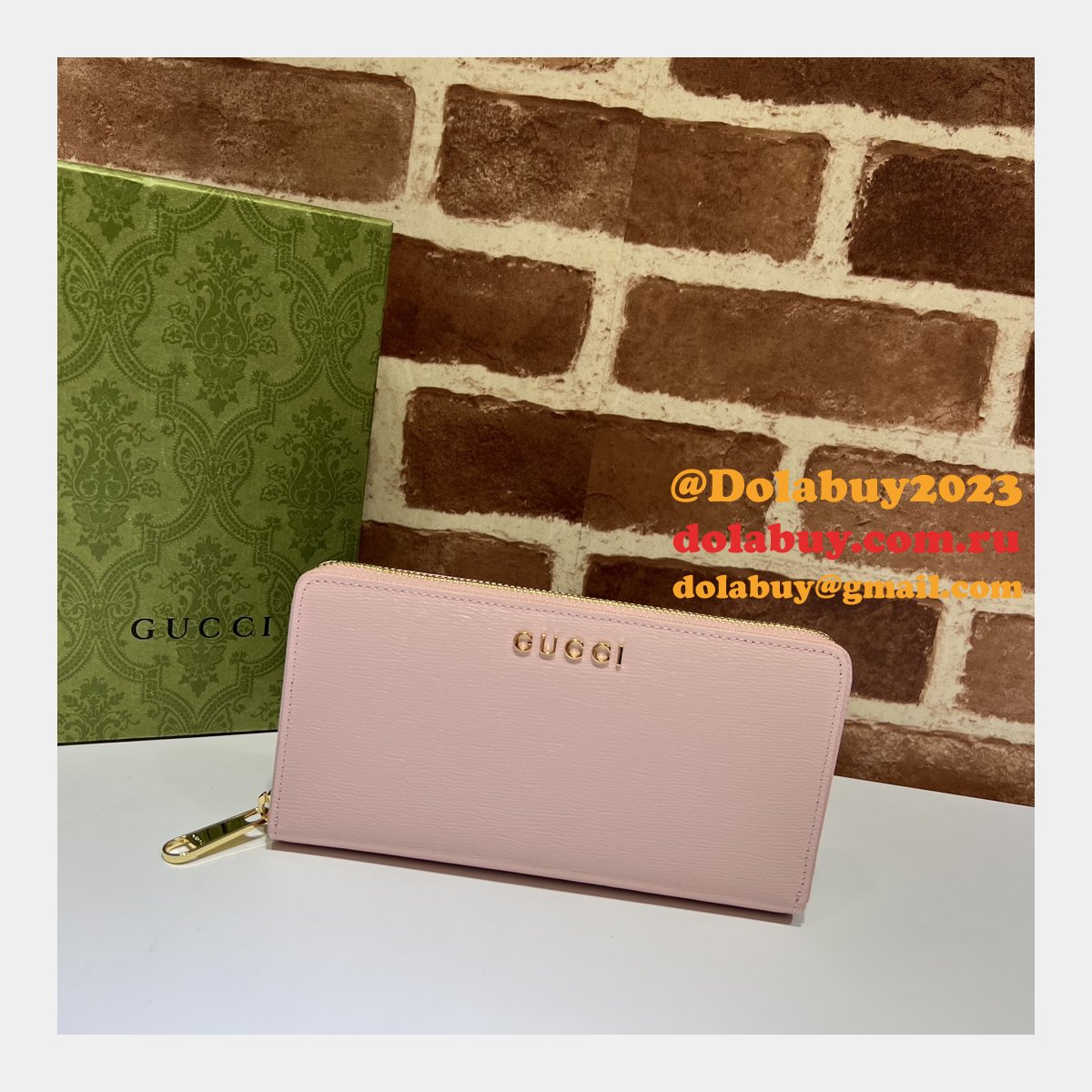zip around wallet 1:1 mirror G*u*i script 772642 perfect bag