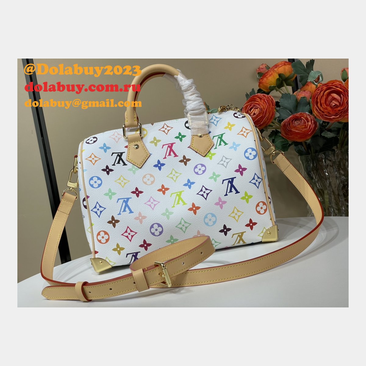 Louis Vuitton Designer Replica LV x TM Speedy Bandoulière 25 M13085 Bag