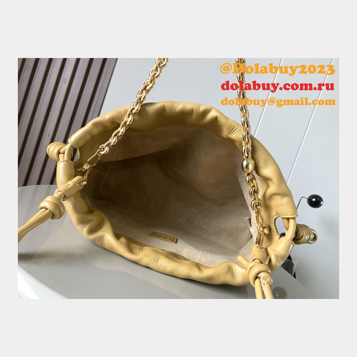 Replica Loewe MINI/Medium Flamenco Purse In Mellow Nappa Lambskin