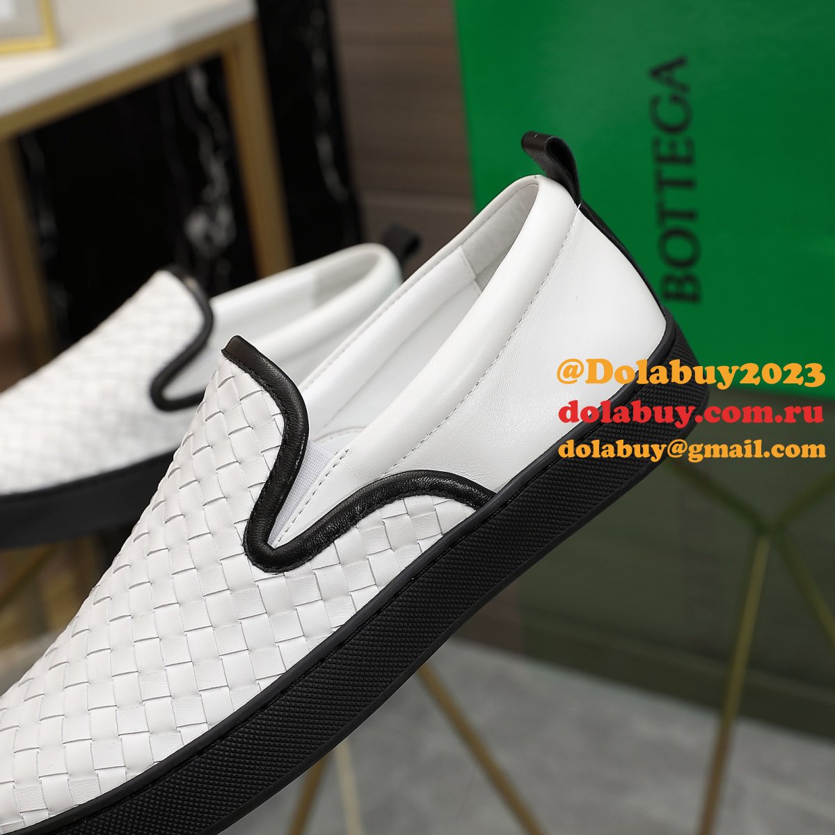 b0tte*a Ven*ta knockoff flats intrecciato nappa slip on sneakers shoes