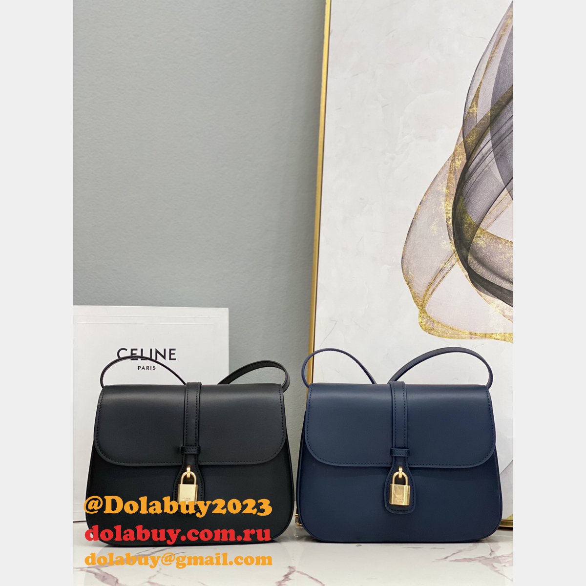 Dolabuy Replica Celine Tabou Smooth Calfskin Shoulder 196853 Bags