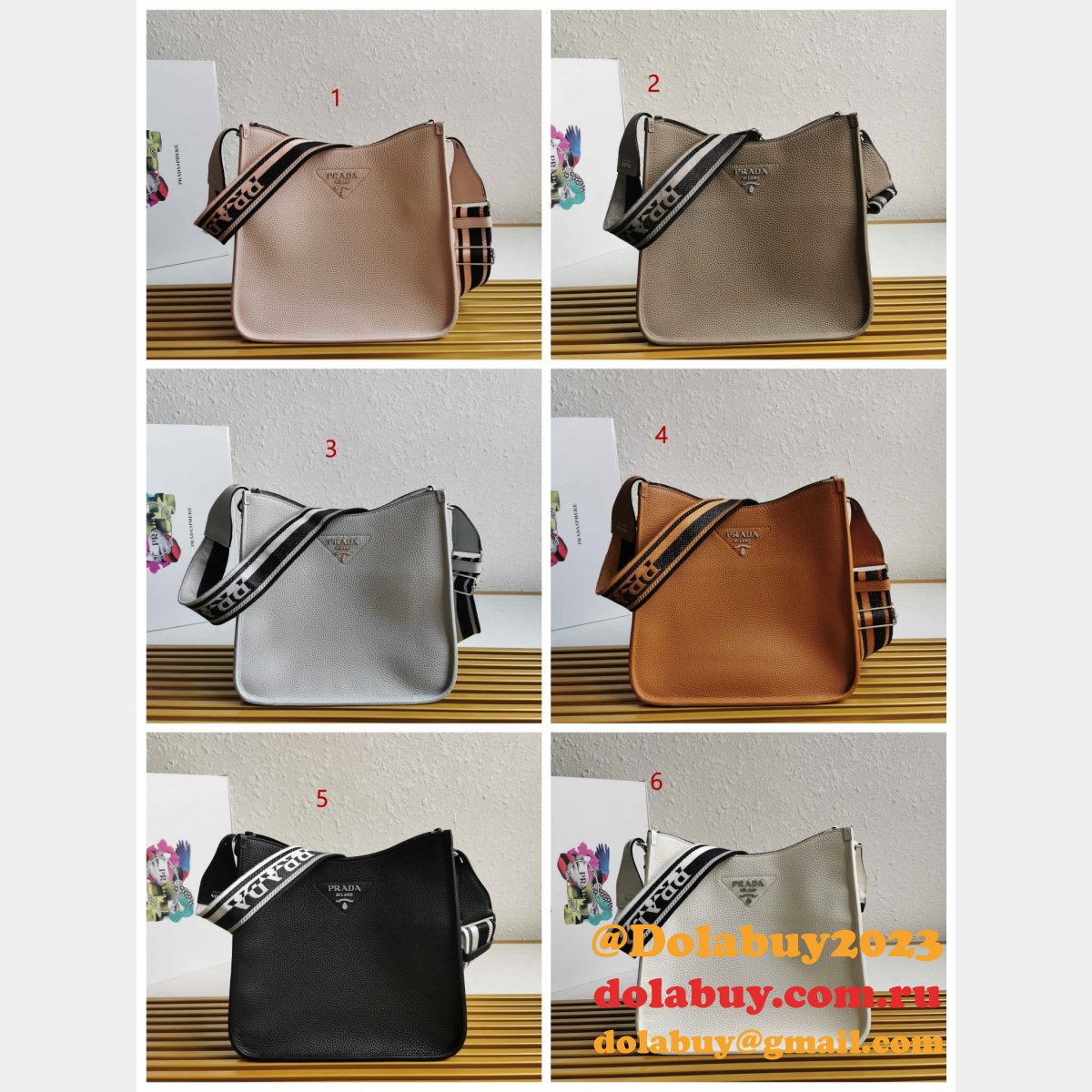 Replica Prada Perfect Daino Tote Hobo High Quality 1BC073 Bag