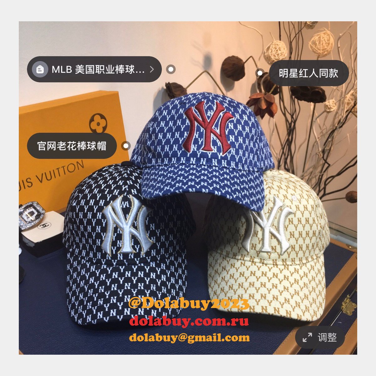 MLB High Quality Yankee NY presbyopia baseball cap