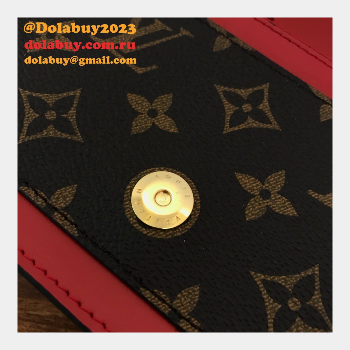 Louis Vuitton Best Flore Chain Wallet Monogram M67405 Brown