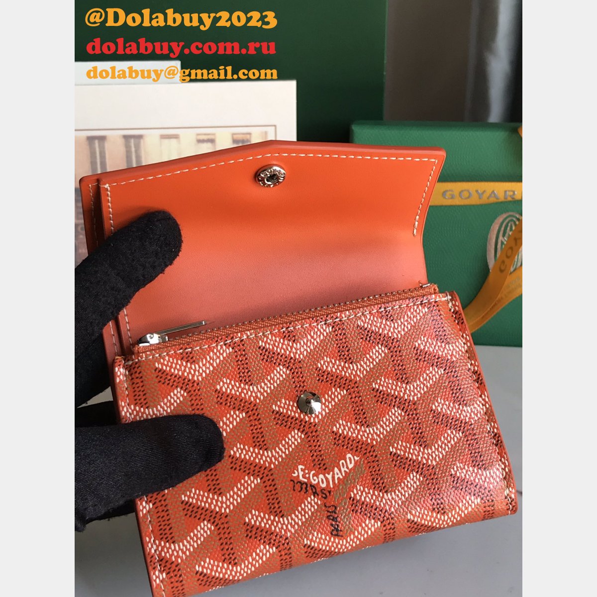 Top Quality Goyardine  Saint-Gabriel wallet