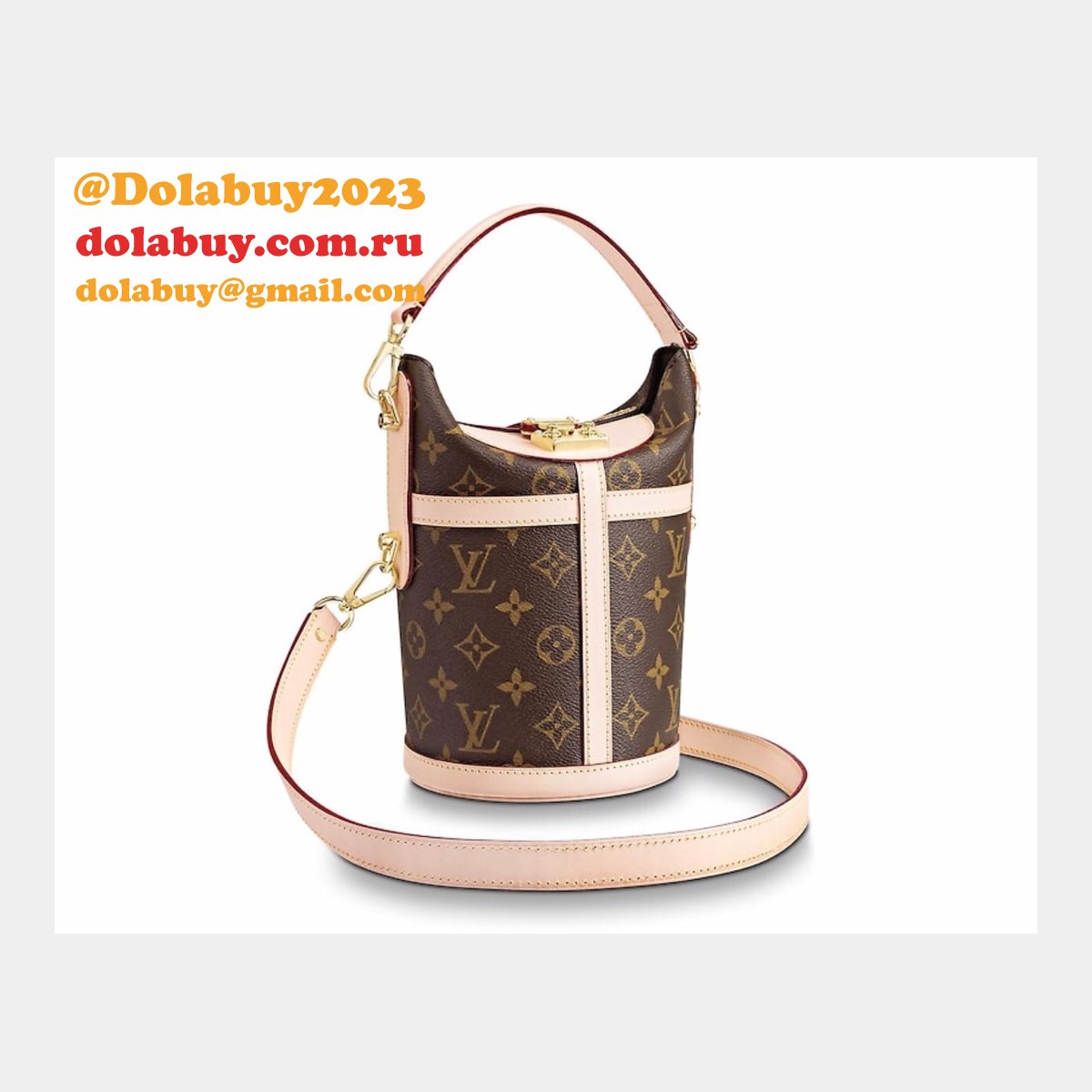 Knockoff M43587 Louis Vuitton Duffle Bag Monogram Canvas Bag