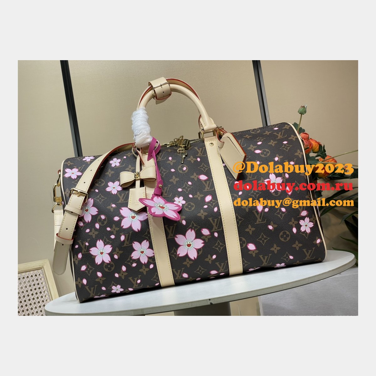 Louis Vuitton LV x TM Keepall Bandoulière 45 M13752 Inspired Bag