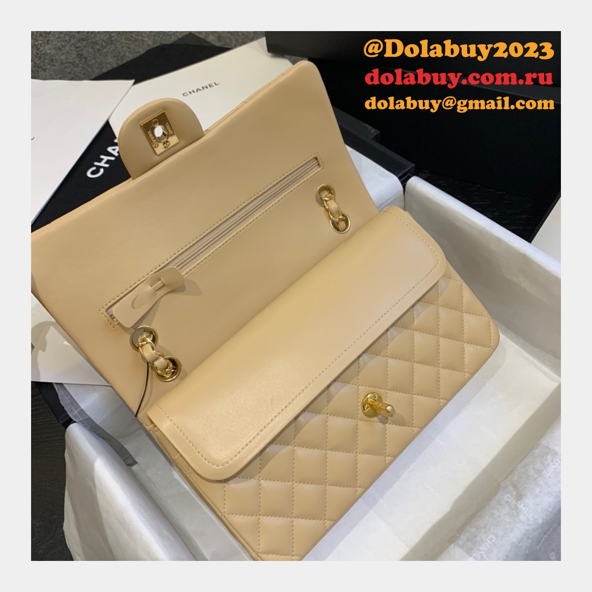 High Quality Replica Lambskin CF1112 Bags 25CM For Sale