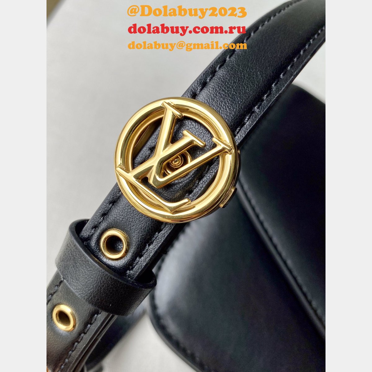 Replica Louis Vuitton LV Pont 9 M55948 Luxury Black Bag