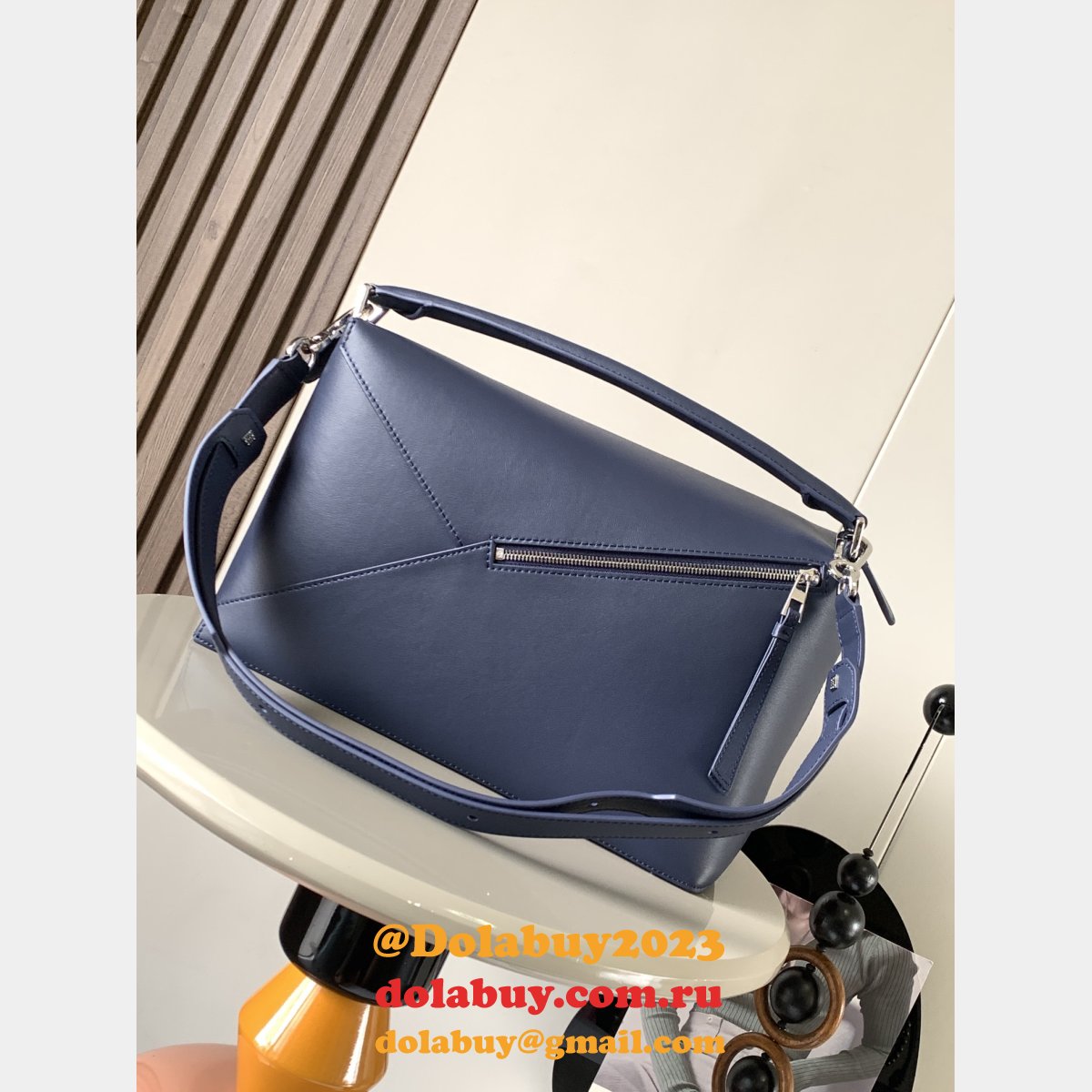 Top Quality Loewe Large Puzzle Bag In Classic calfskin 33CM