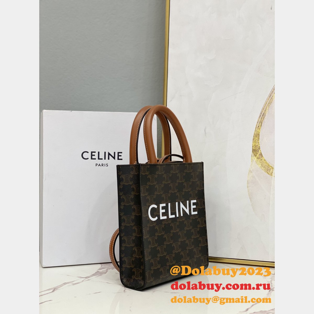 Wholesale CELINE Triomphe Mini Cabas bags