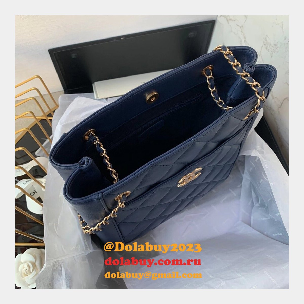 CC Replica High Quality Cruise 2021 Seasonal Blue Bag