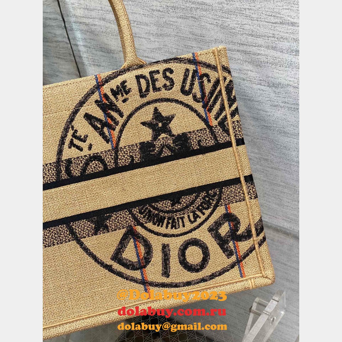 What is AAA quality Christian Dior CD Book Tote Replica Bag