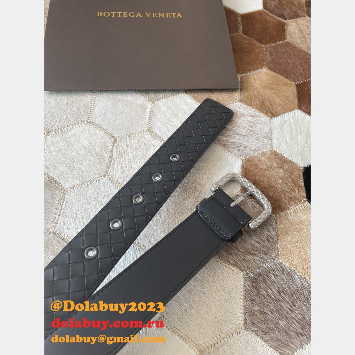 duplicate fashion b0tte*a Ven*ta replica belt 40mm