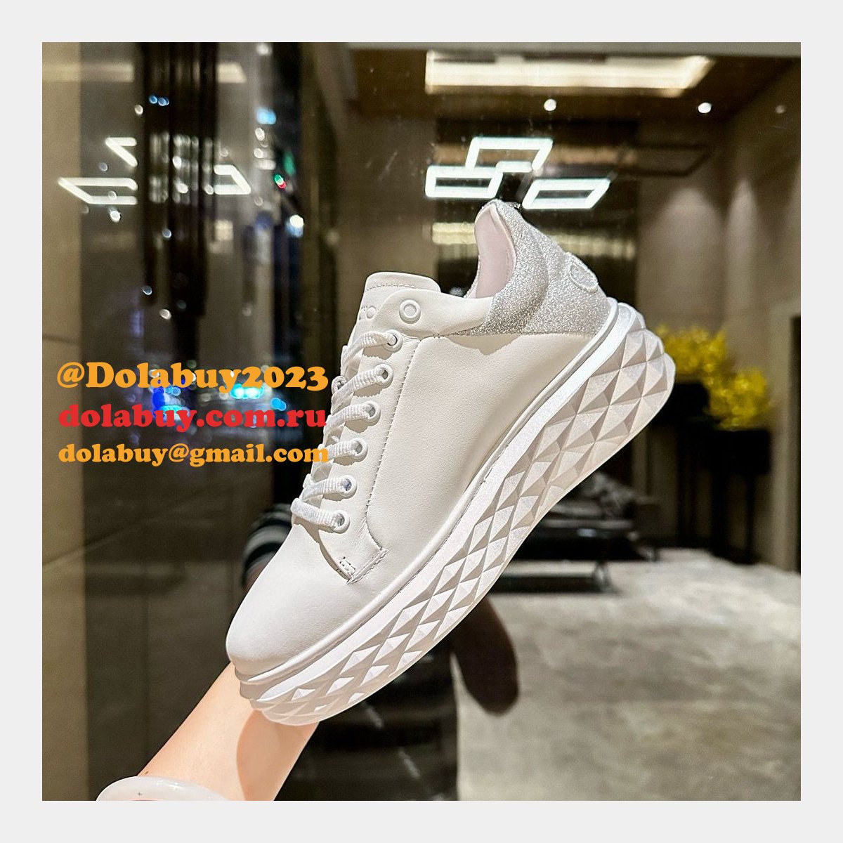 Designer Jimmy Choo Luxury Casual 7 Star Replica Shoes