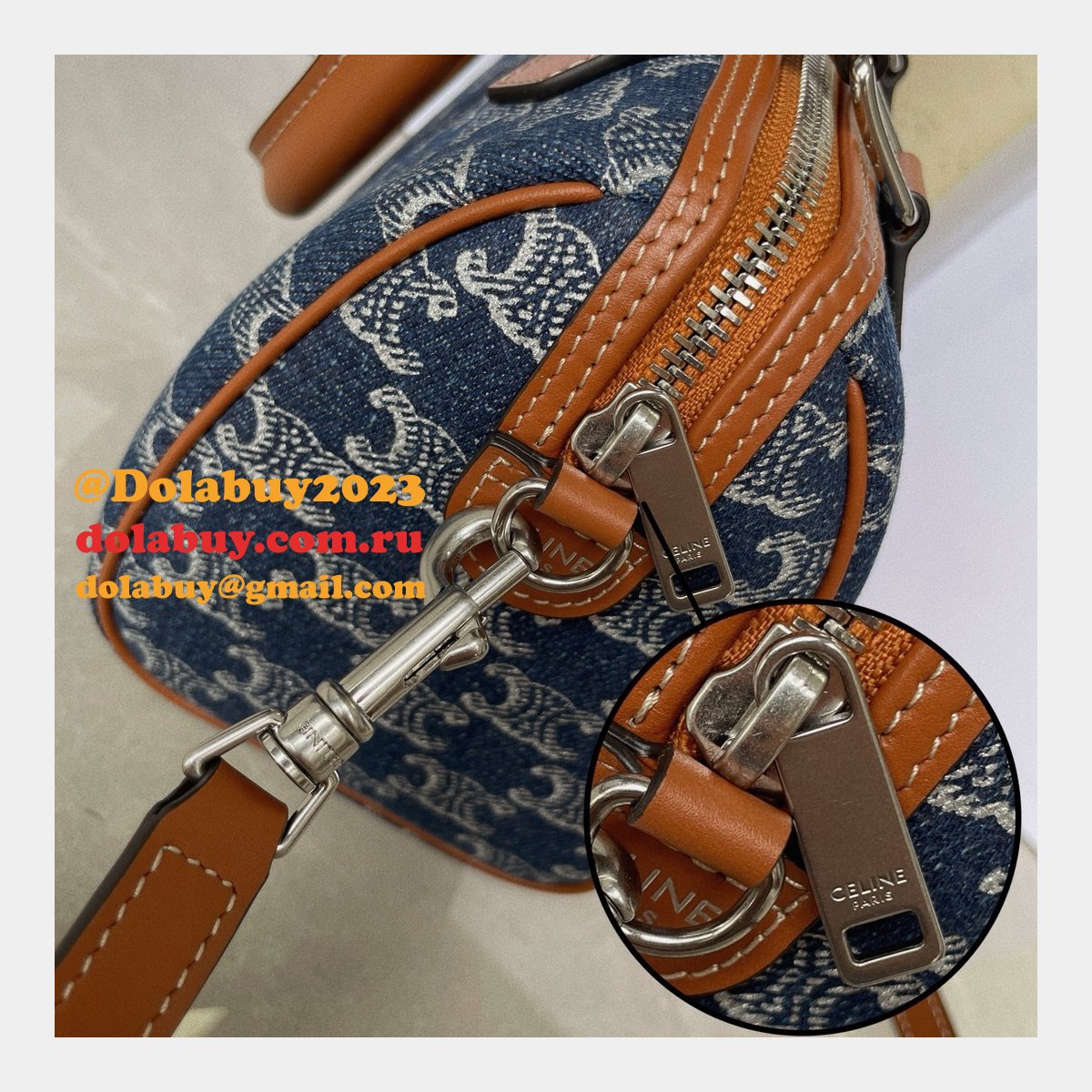 Celine Top Quality Small Boston Smooth Copy 113773 Bag
