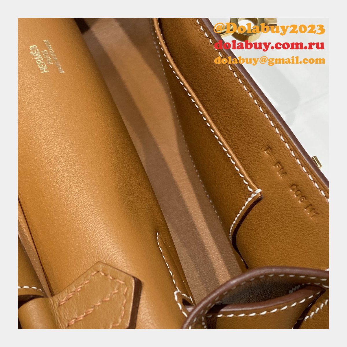 Luxury hermes jypsiere mini calf leather bag