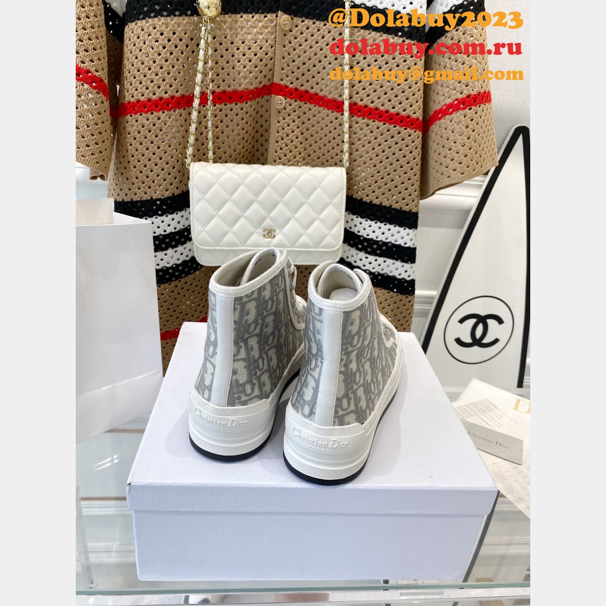 Best DIOR Platform Espadrilles Casual Cheap Perfect Sneakers