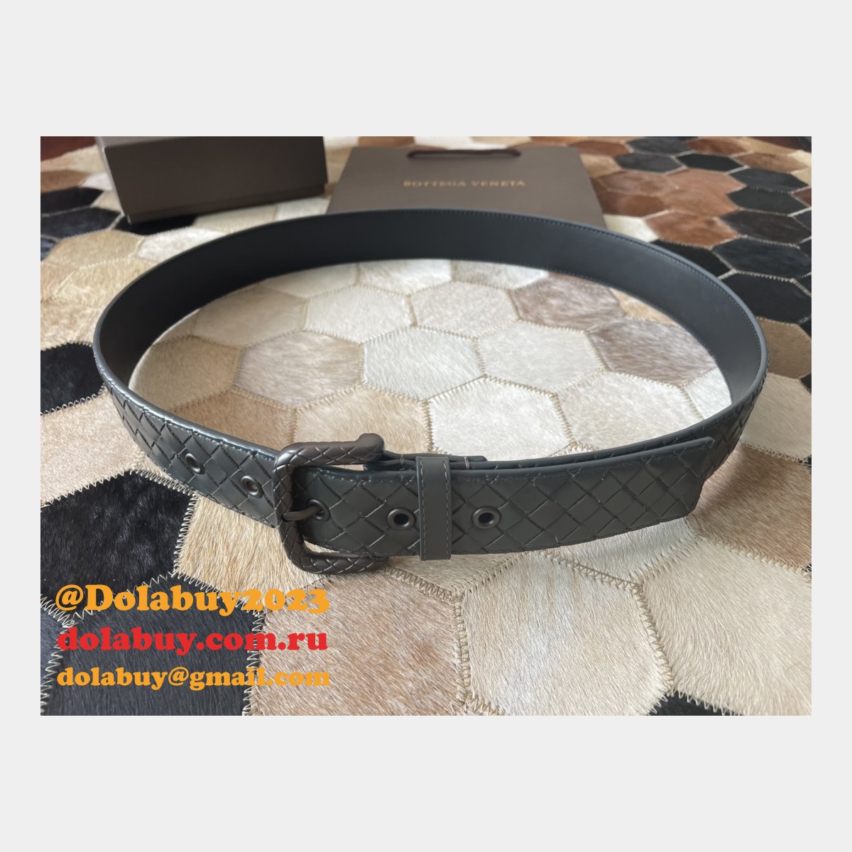 duplicate fashion b0tte*a Ven*ta replica belt 40mm