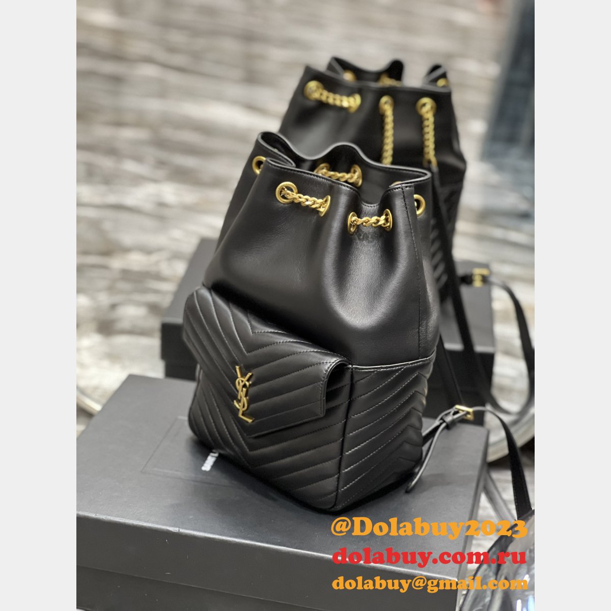 Yves Saint Laurent Replicas Backpacks 672609 AAA Handbag