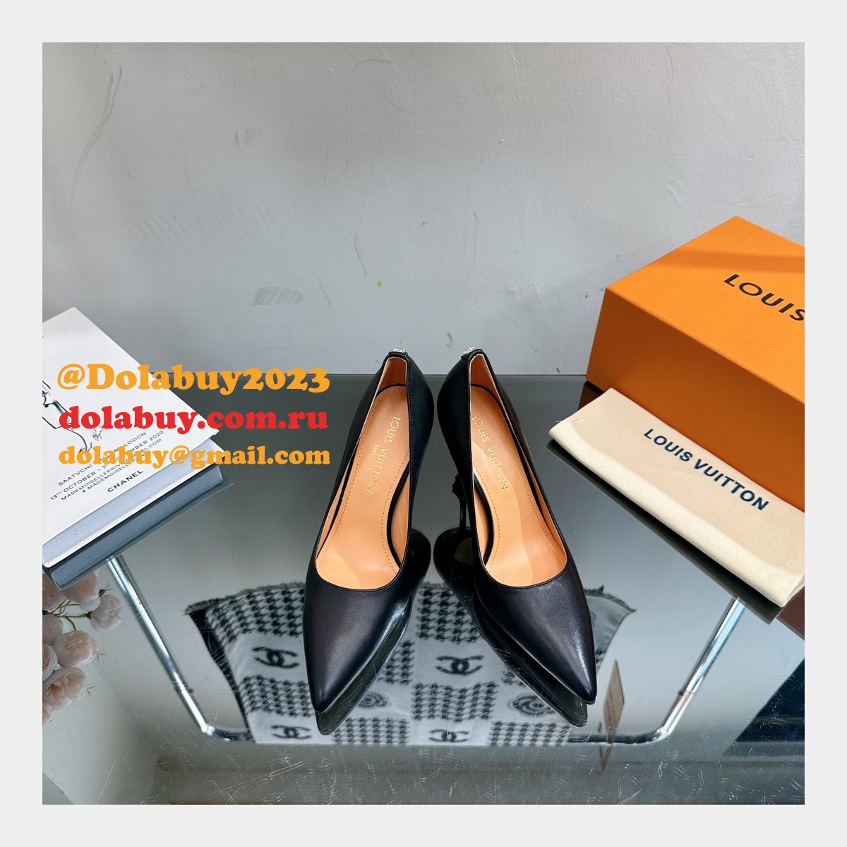 Shoes Pointed Toe High Heel Pumps Replica Louis Vuitton