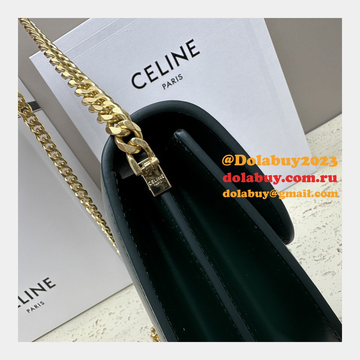 Designer Teen Triomphe Shiny 113583 Amazone Celine Replica Bag