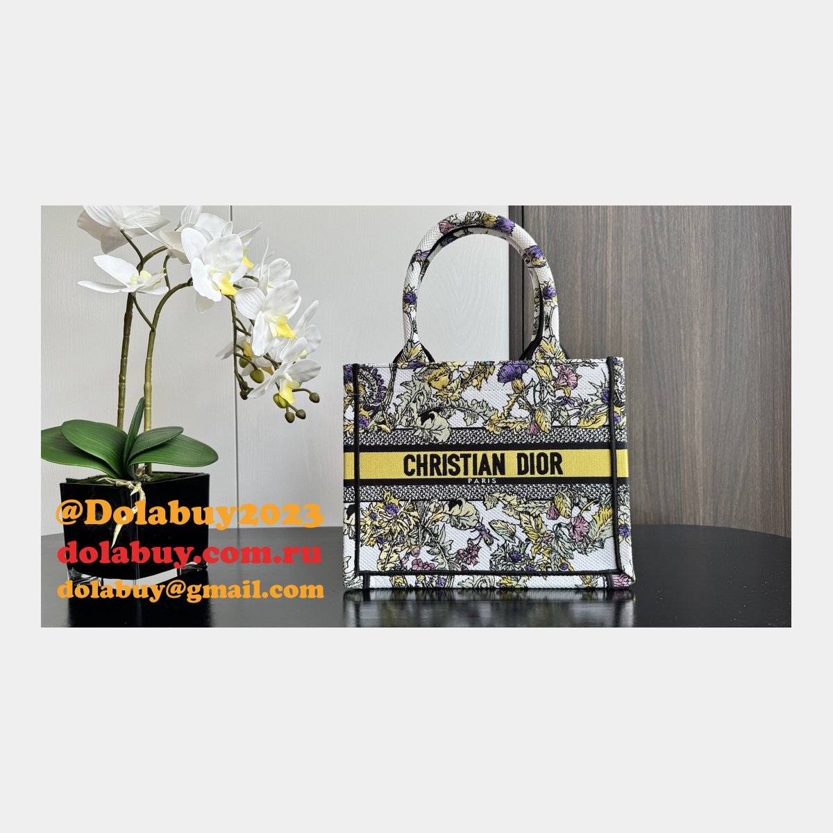 Christian Dior Inspired 7 Star CD Book Tote Bags
