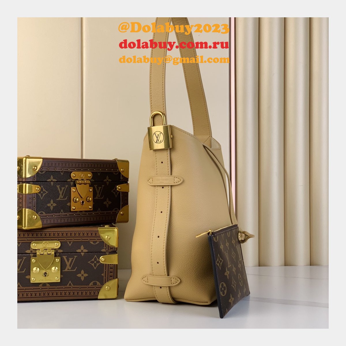 Fashion Low Key Hobo M25352/M25354 Knockoff Louis Vuitton Bag