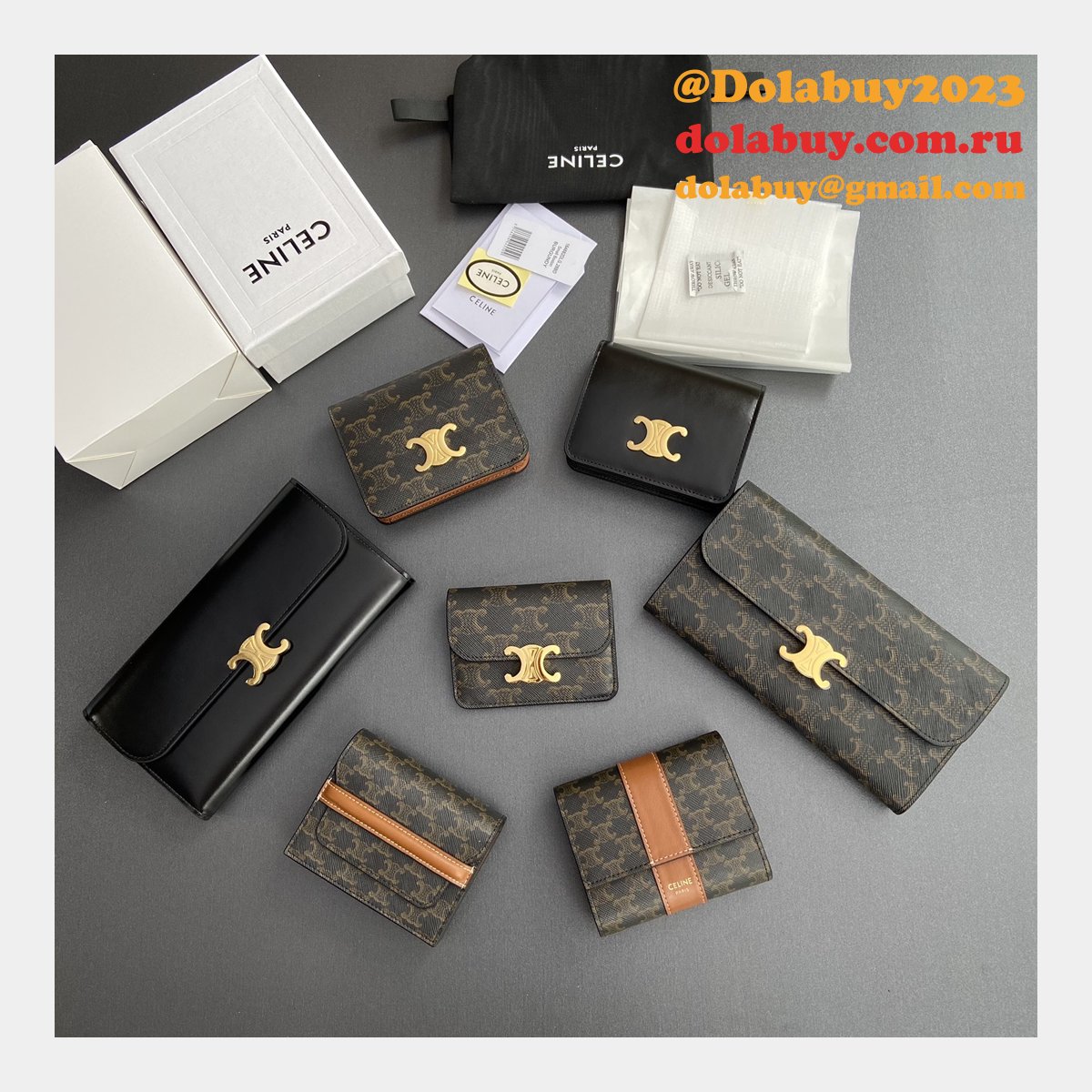 More Best The Replica Celine Wallets Online Store