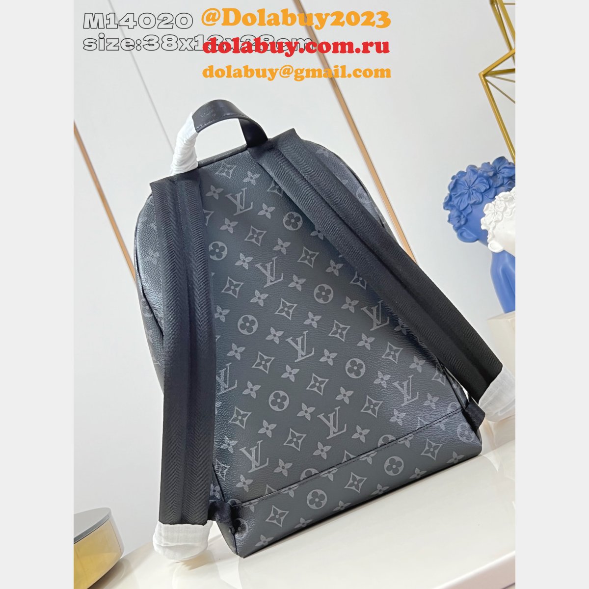 Designer Louis Vuitton M14020 Discovery Slim Backpack Inspired Bag