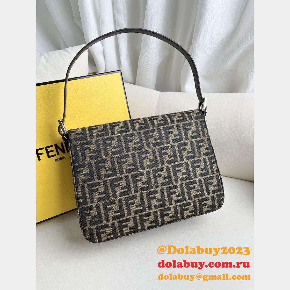 luxury F**di vintage tote fashion women bag