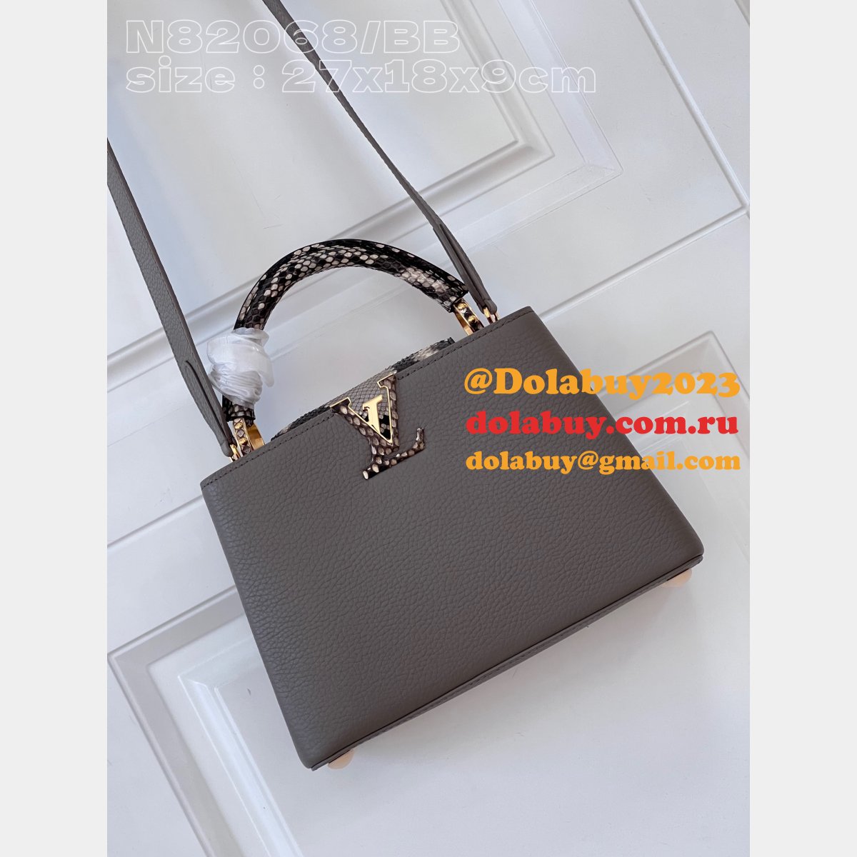 High Quality LV Capucines N82068 Best Replcia Bag
