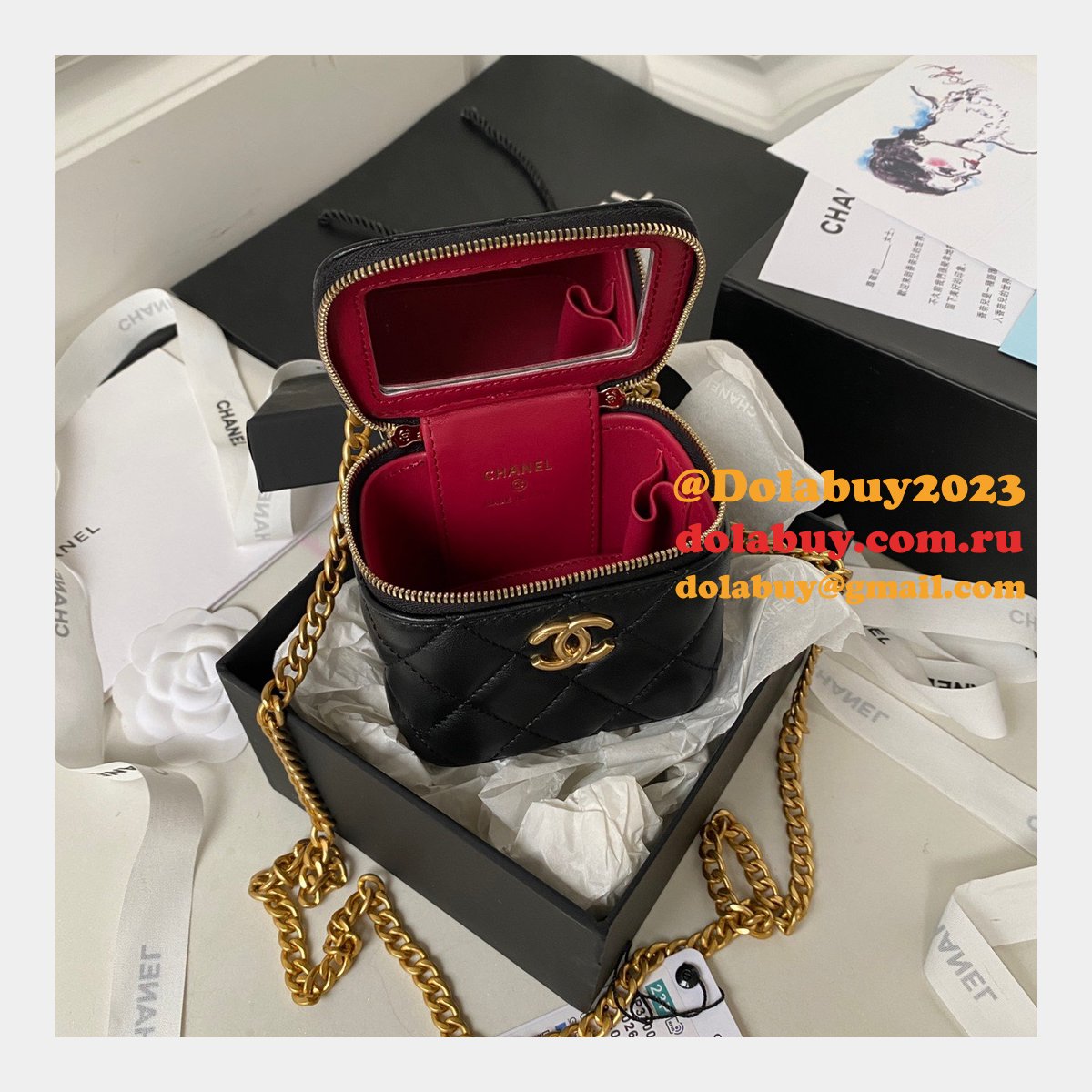 Designer 2023 Bags Replica Luxury AP3300 Cosmetic Handbags