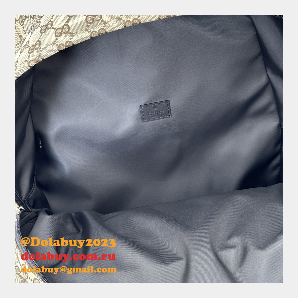 top mens backpack wholesale G*u*i logo 800182 inspired bag