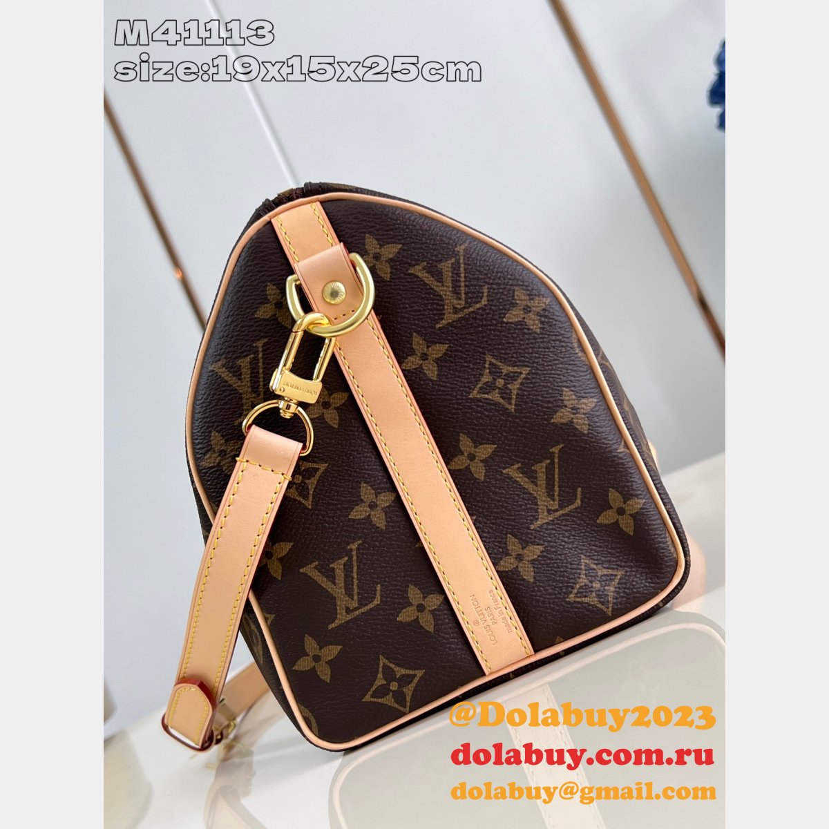 AAA+ Louis Vuitton High Quality Speedy Bandouliere 25 30 35 Monogram