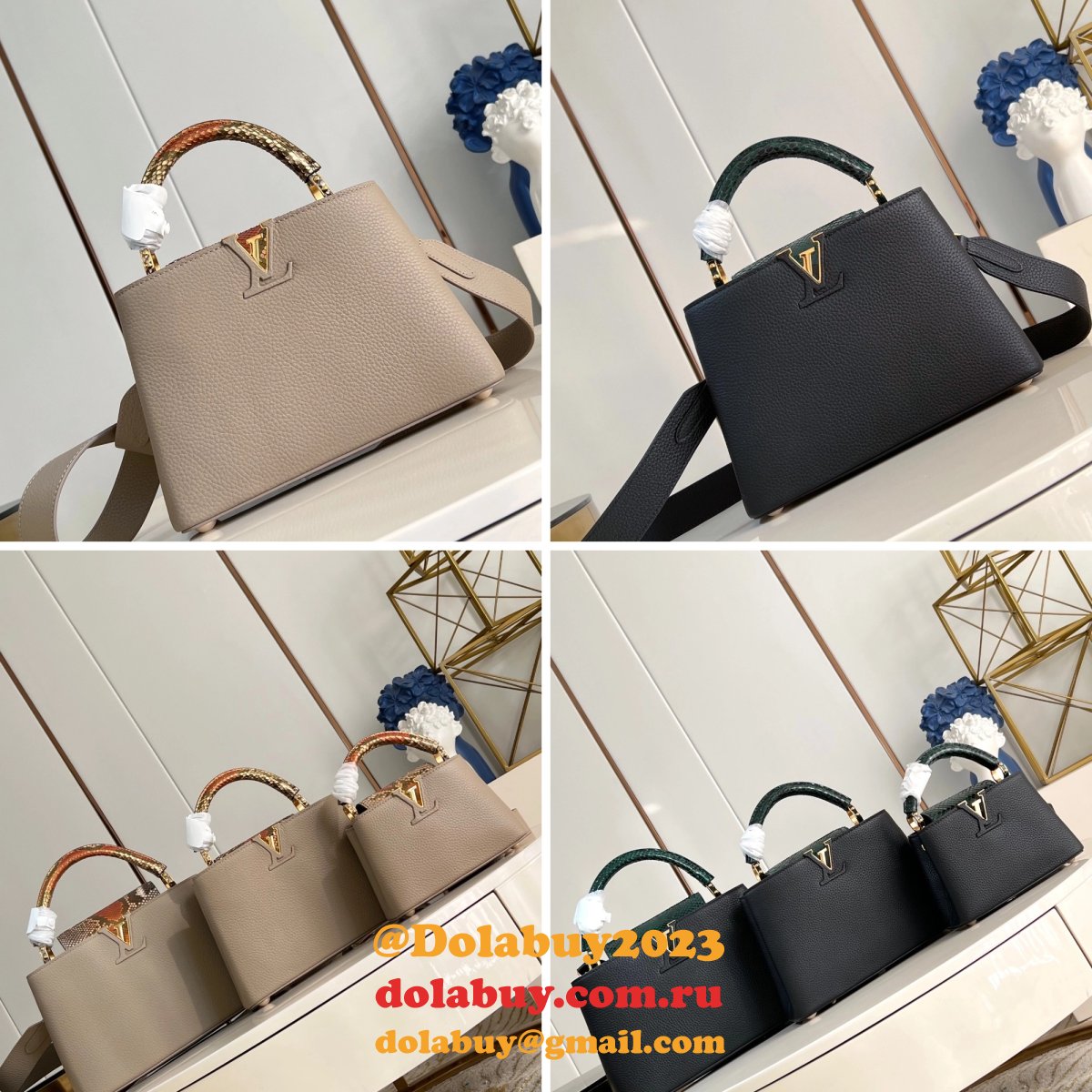 Louis Vuitton Capucines M81310 Designer Replica Bag