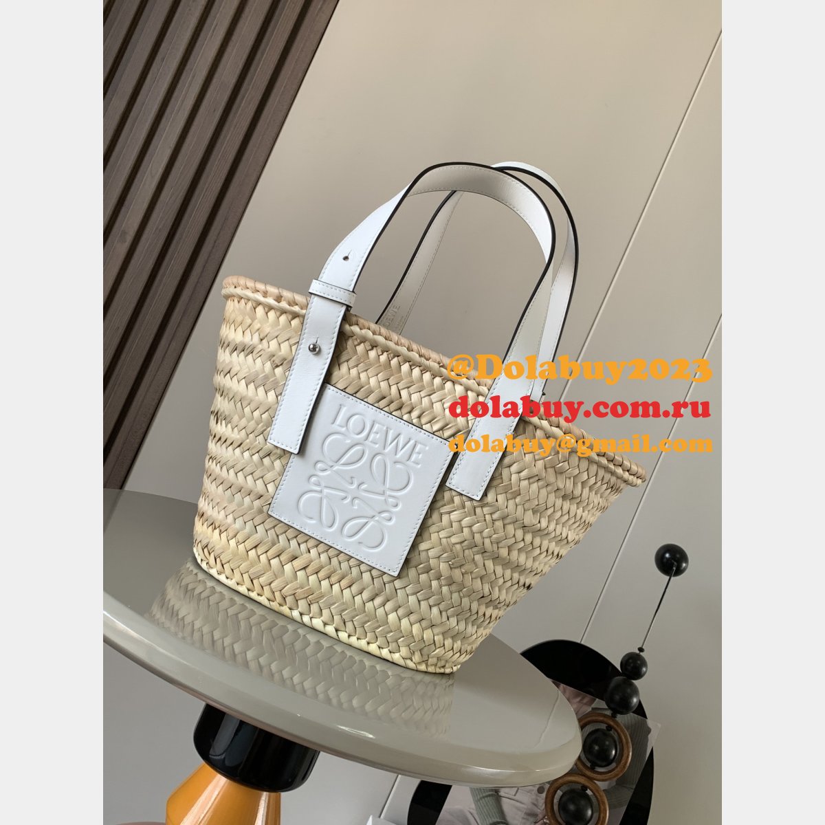 Designer loewe Basket beach handbag hot