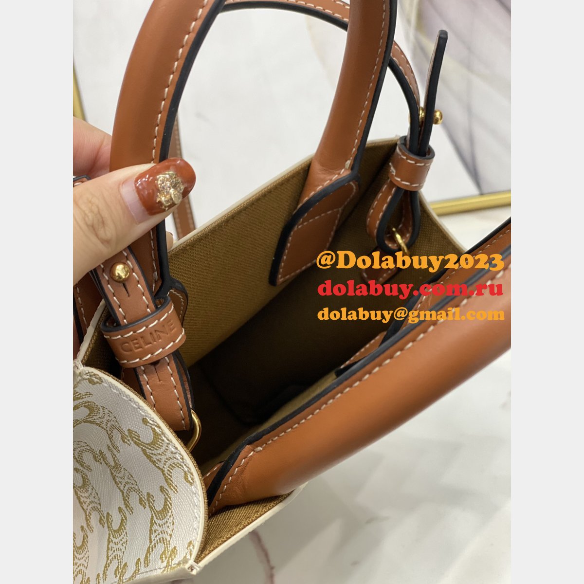 Wholesale CELINE Triomphe Mini Cabas bags