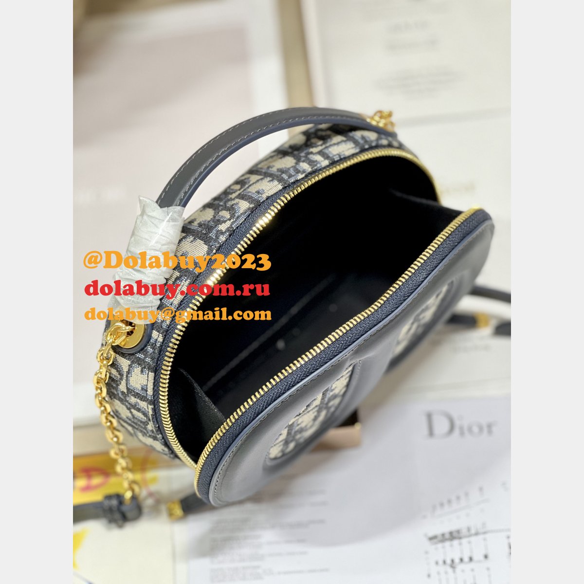 Buy Cheap Replica Dior 1293 Bobby Ophidia CD Signature Bag