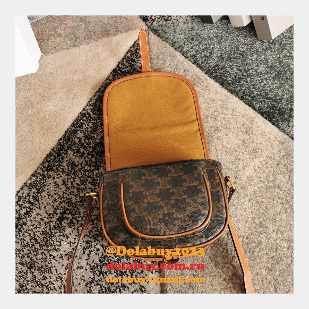 Celine Best Quality Designer Folco Besace 191502 Replica Bags
