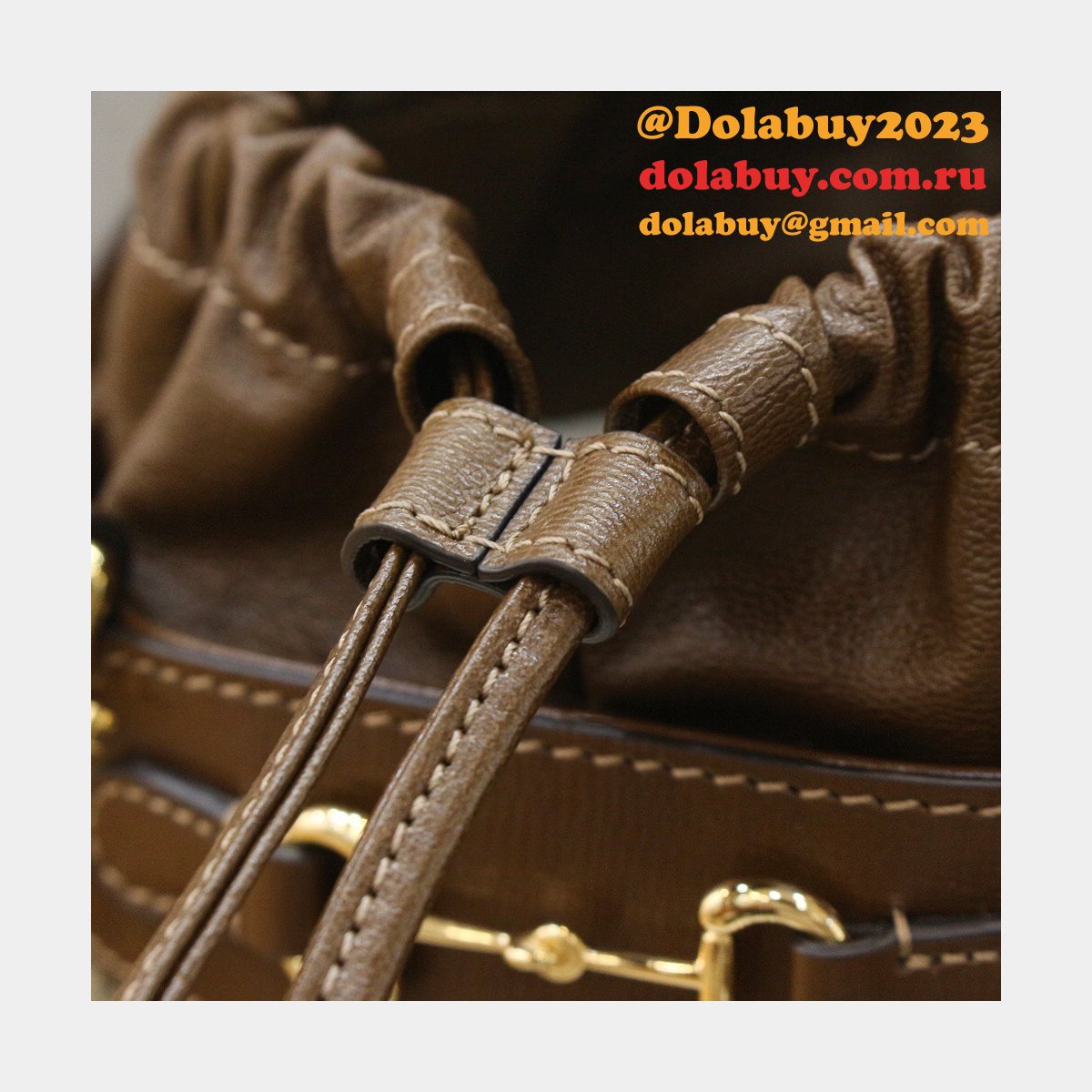G*u*i 637115 replicas horsebit 1955 small bucket bag