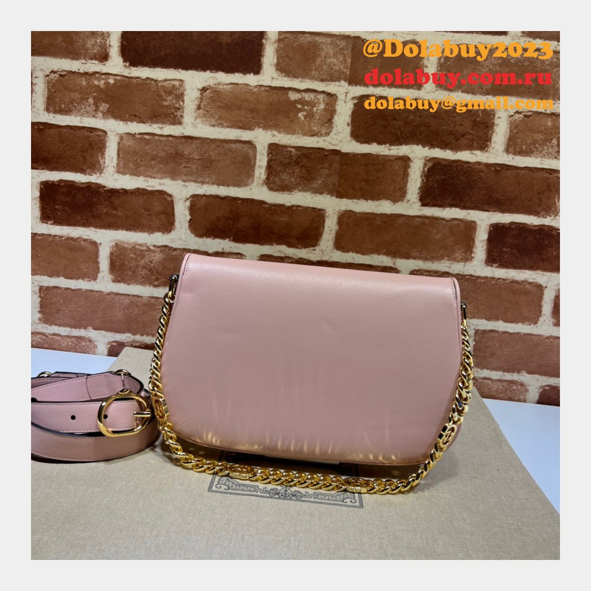 luxury 7 star G*u*i new blondie 699268 shoulder fake bag