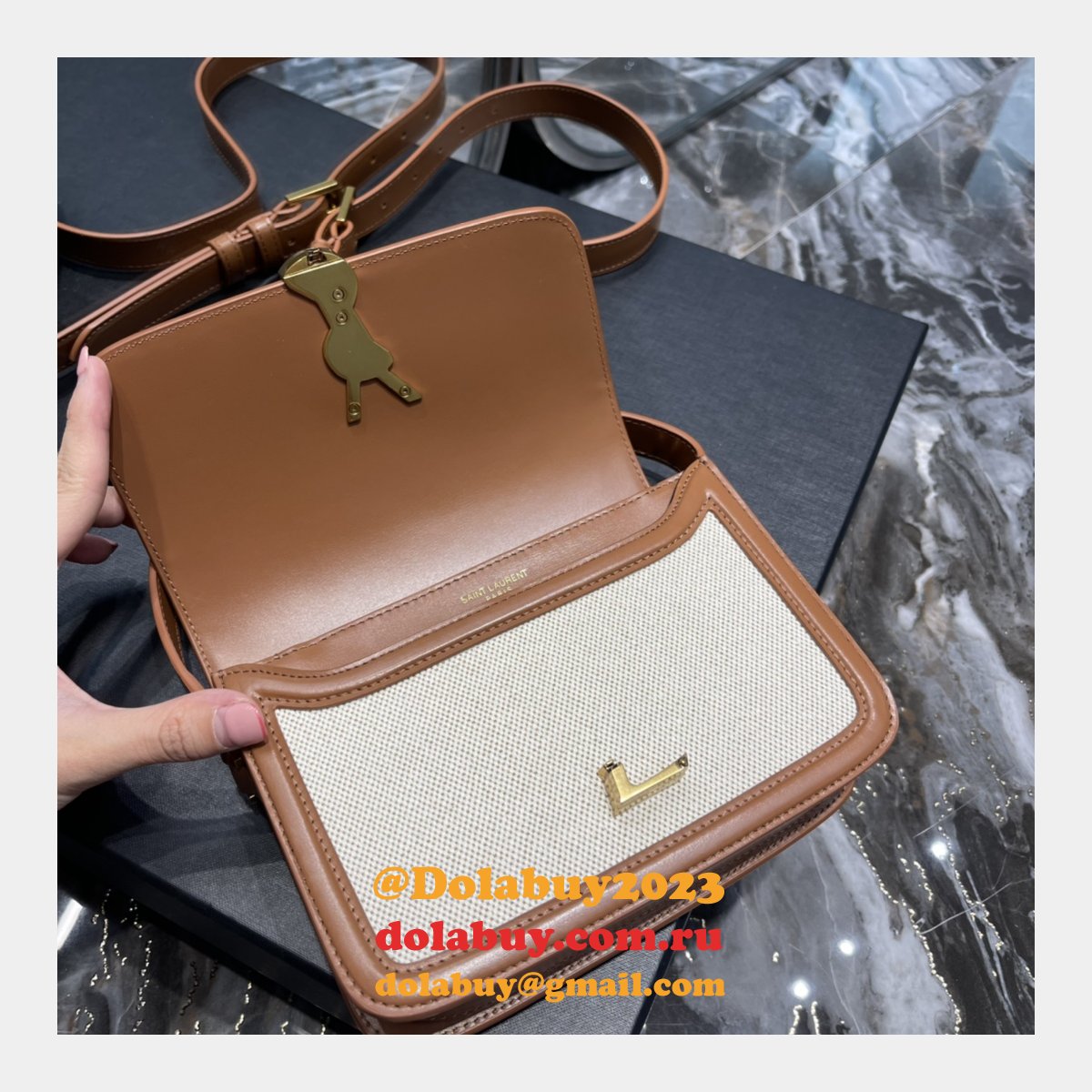Best YSL Solferino box Top Quality PERFECT BAGS 634306