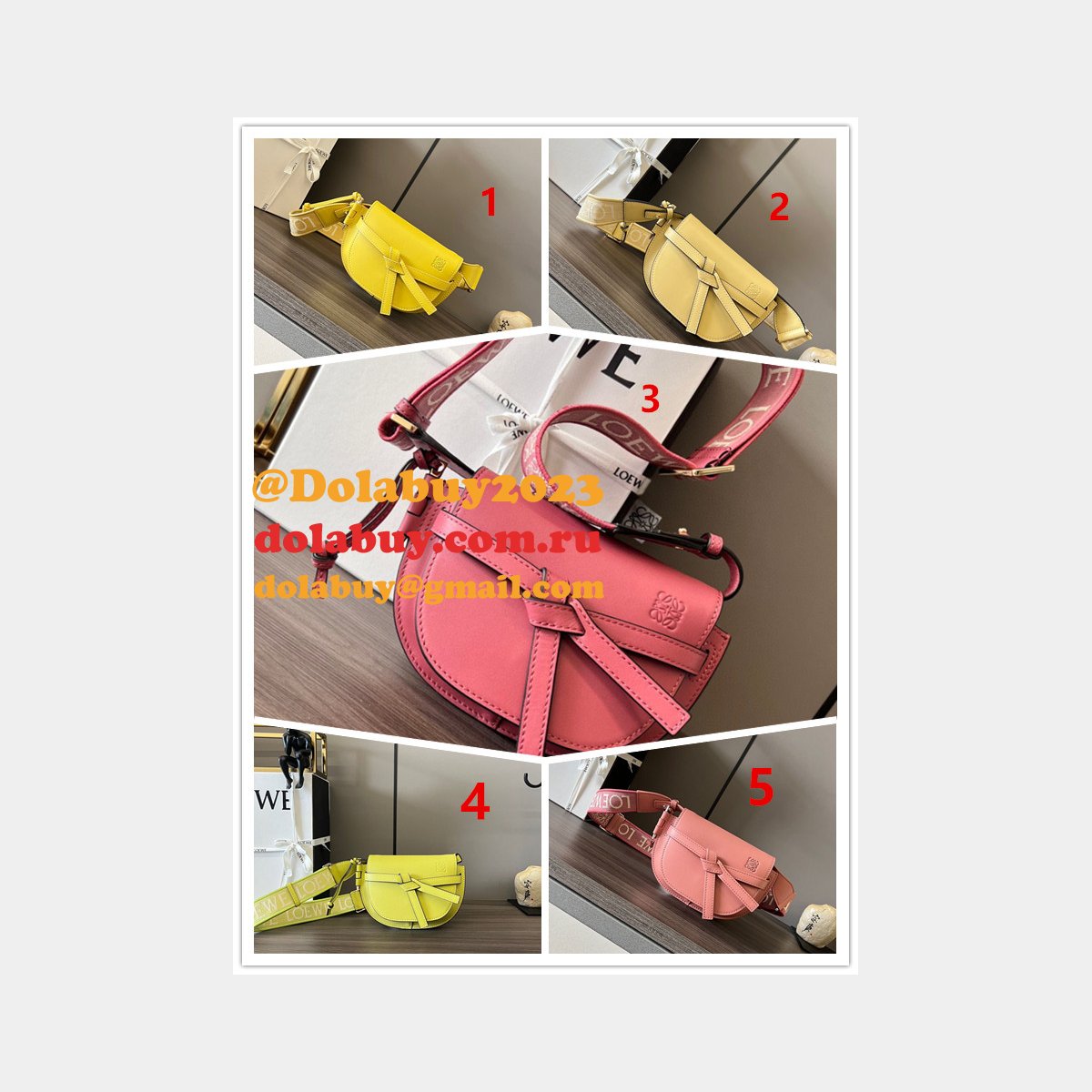 Top Quality LOEWE GATE DUAL Best Fake BAG MINI