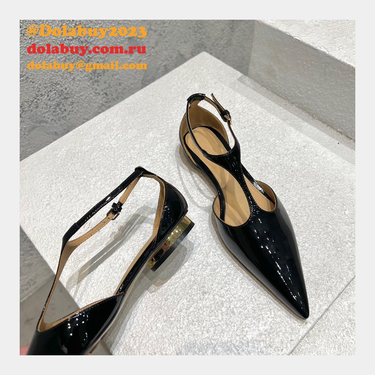 b0tte*a Ven*ta replica flat pointed toe sandals shoes
